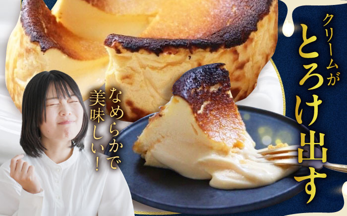 バスクチーズケーキ チーズケーキ ケーキ チーズ バスク スイーツ デザート 卵 平戸 長崎県 佐世保市 長崎 ホール 冷凍 卵