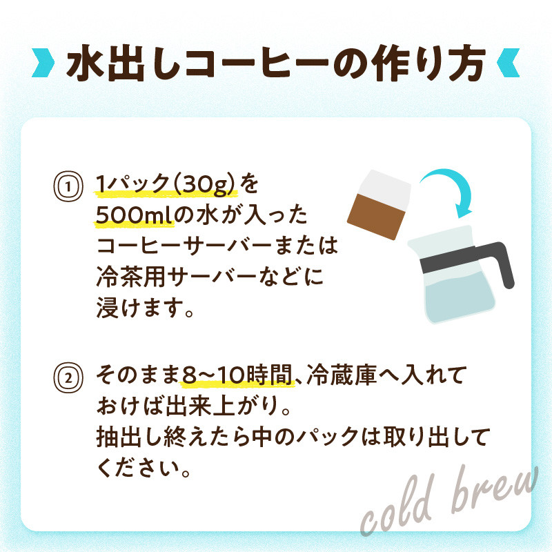 水出しコーヒーパック(30g×8パック)