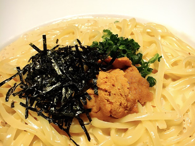 焼きうにをパスタに乗せて！贅沢！（イメージ）