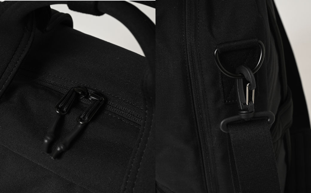 RN スクエアボストンバッグ ブラック SW-RN001F-BK