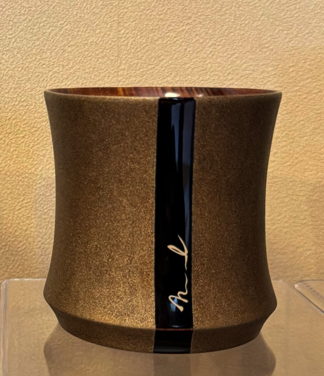 bamboo 茶漆 漆器 カップ 湯呑み 工芸