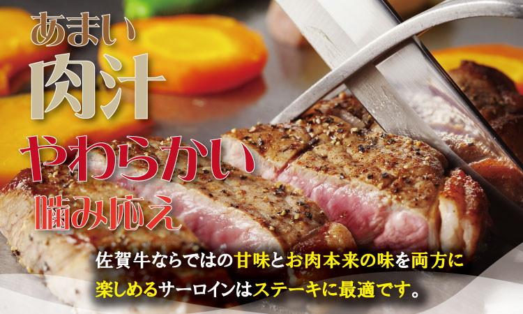 佐賀牛 サーロインステーキ 500g ステーキ ステーキ肉 牛肉 牛肉ステーキ サーロイン A5 佐賀県 小城市