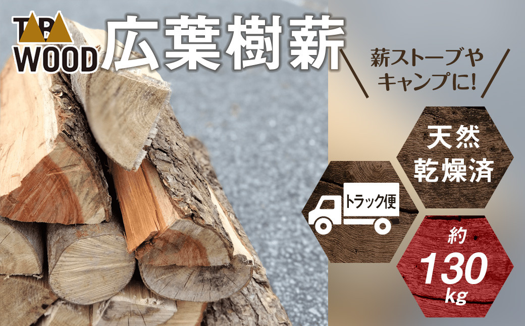 トラックで直送！広葉樹の薪