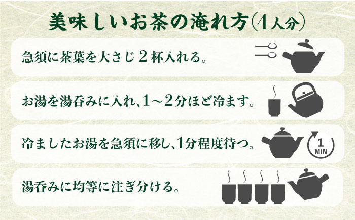 八女茶 計500g お茶 緑茶 煎茶