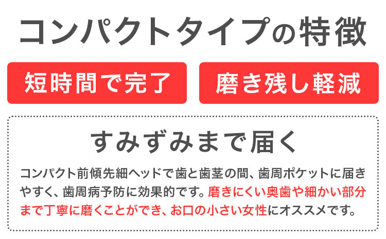 替えブラシが3セット（6本）付きます