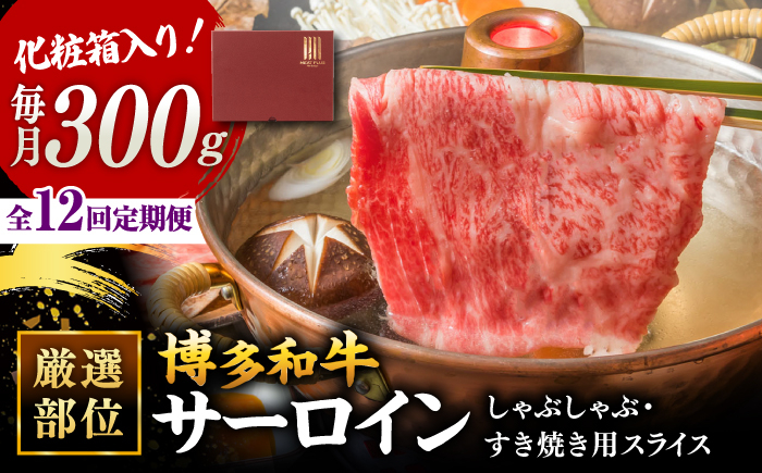 12回定期便 和牛 サーロイン 厳選部位 300g