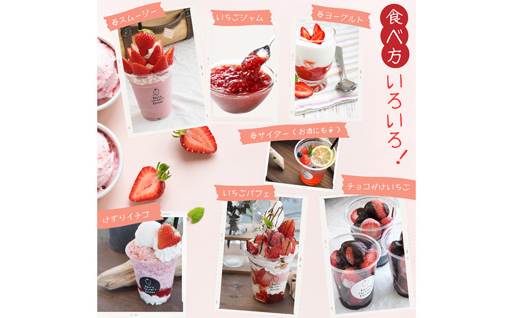 大分県産 冷凍いちご 約600g×3パック 合計約1.8kg 急速冷凍