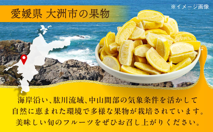 【冷凍】くし切りにカット済み国産レモン 1000g×2袋