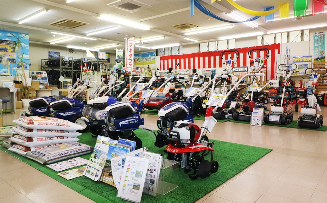 農業機械販売修理の「佐々木商店」。農家さんとの長年のお付き合により、地元の美味しいお米を真心こめて販売されています。