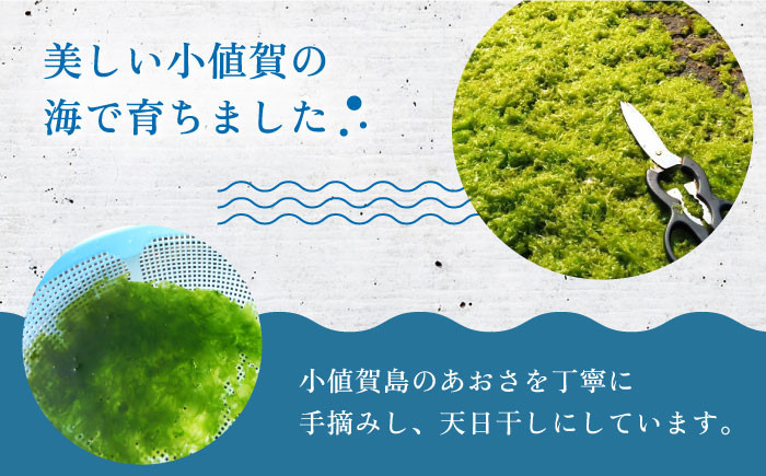 小値賀でとれたあおさ