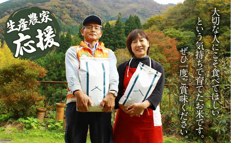 【定期便】宮崎県高千穂町[秋元産］いろは米　棚田米　白米　新米　ひのひかり　5㎏×6ヶ月　合計30kg　T-1