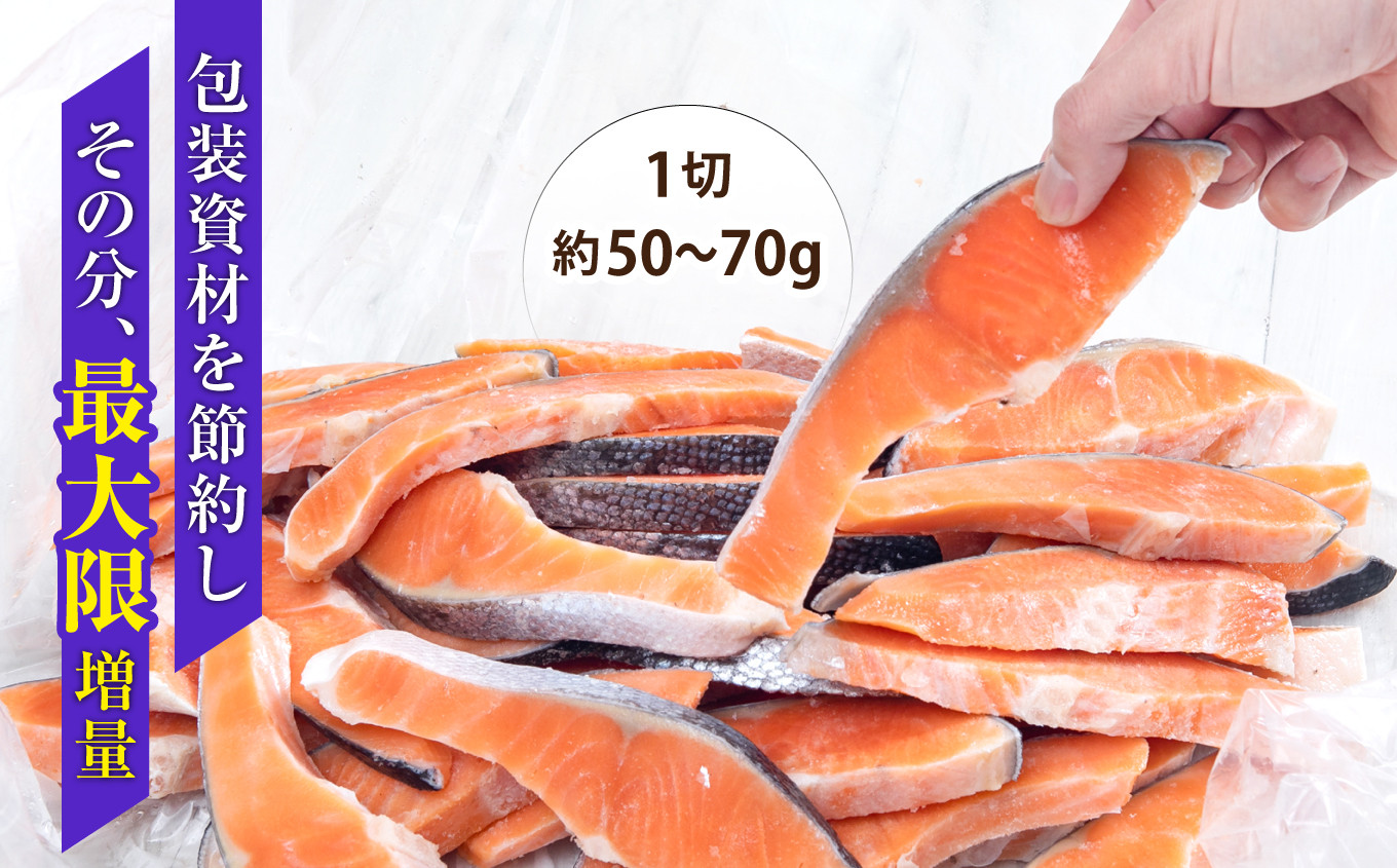 訳あり  銀鮭 切身 甘口 (不揃い) 約2.8kg 鮭 冷凍訳あり 鮭 切り身 銀鮭 甘口 冷凍 約2.8kg バラ凍結