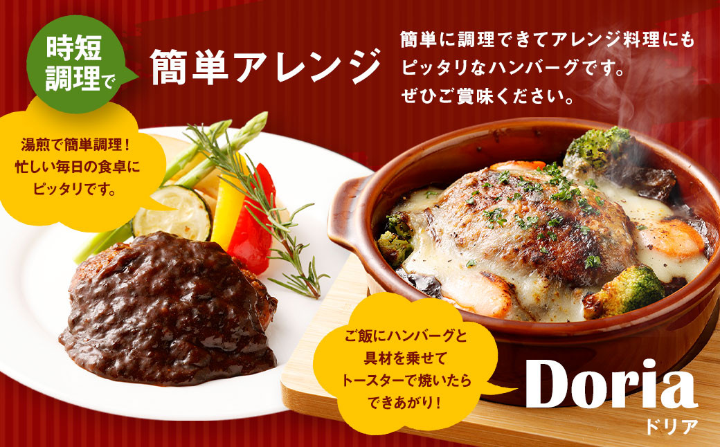 贅沢 デミグラスソース (有明海苔入り) ジューシー ハンバーグ