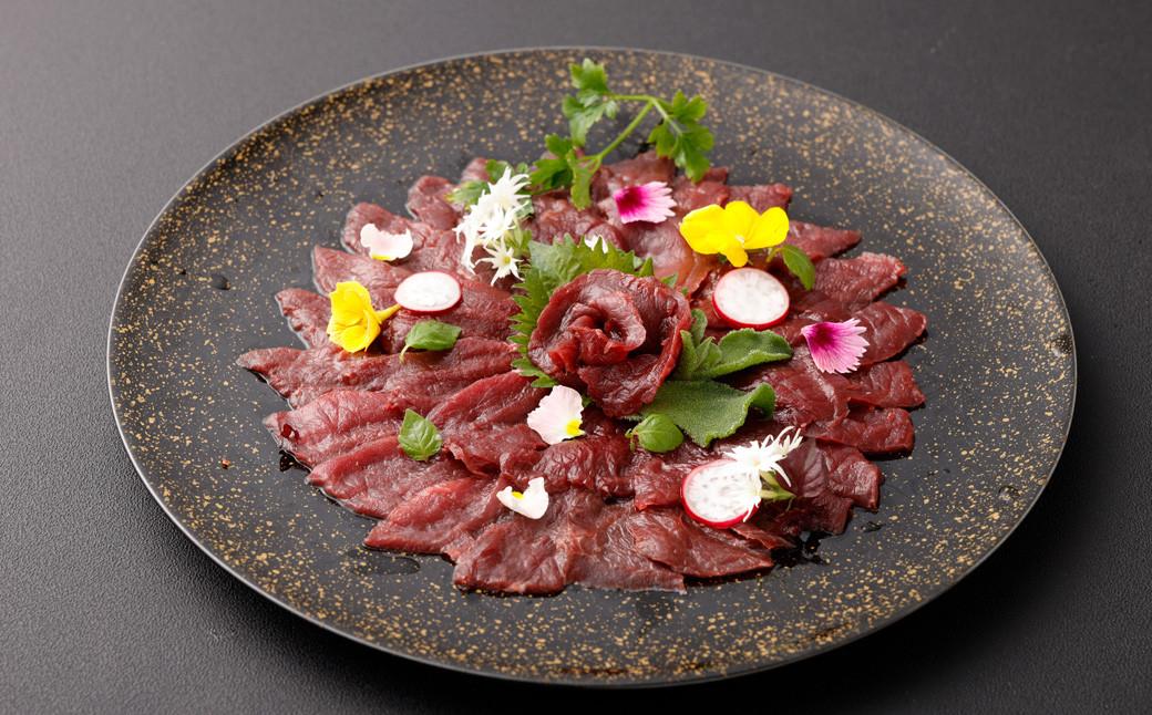 国産 赤身 馬刺し スライス 160g (40g×4パック)