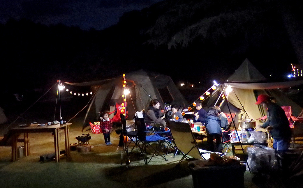 ジビエ BBQ付 1泊2日 キャンプ場 ご利用プラン【5人様用引換券】