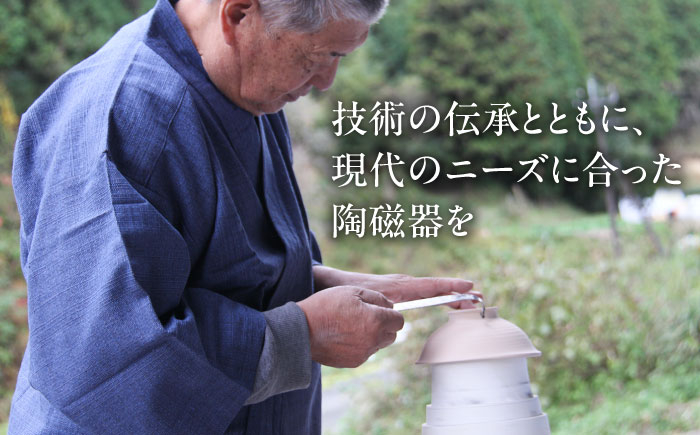 【有田焼】卓上アイスペール・ミニクーラー 青磁 トング付き /やきもの工房 成 [UDU001]