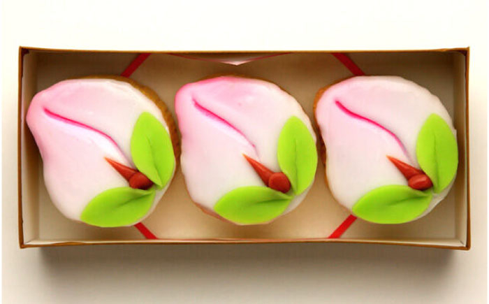 桃カステラ 3個入 カステラ かすてら 桃の節句 ひな祭り