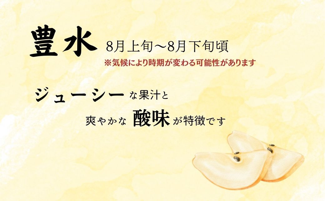 熊本県ＪＡくま産　球磨の梨　豊水 5kg（12玉～16玉）