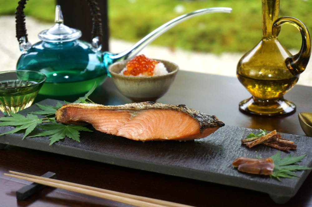 千年鮭きっかわ 塩引鮭 50g×3切セット 計150g