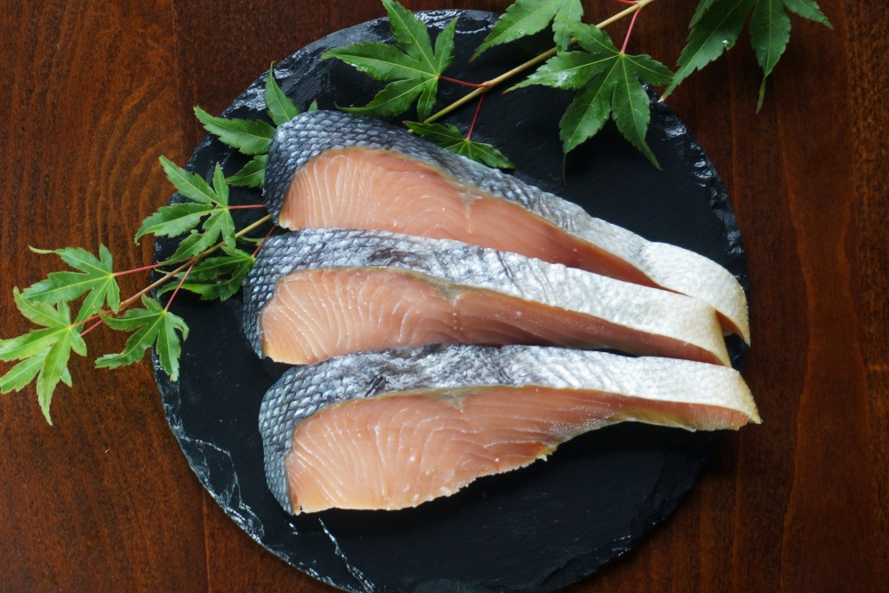 千年鮭きっかわ 塩引鮭 50g×3切セット 計150g