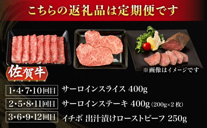 【12回定期便】A5等級 佐賀牛 艶さしプレミアム定期便 /ナチュラルフーズ [UBH120]