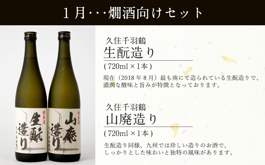 【年6回定期便】佐藤酒造 季節の日本酒 720ml 2本×6回