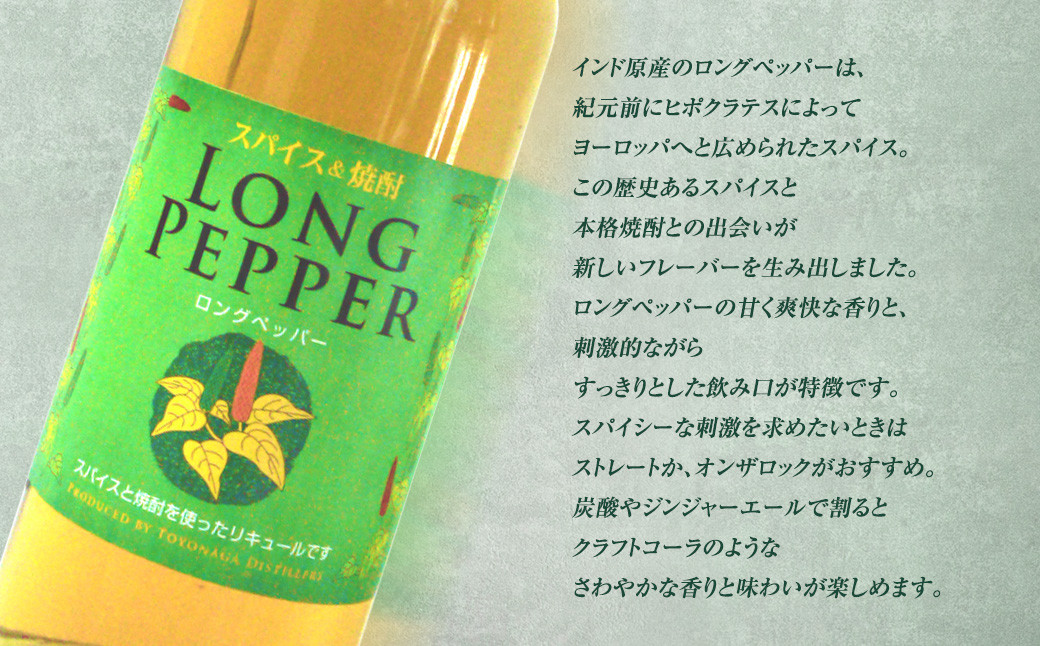 スパイス&焼酎 ロングペッパー 700ml×1本