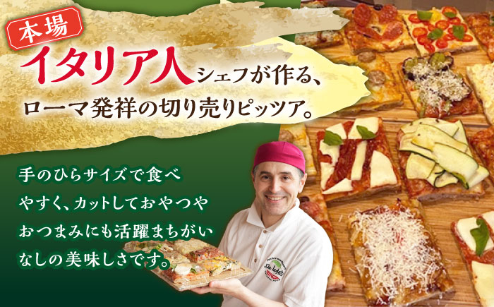 【6回定期便】本場イタリアの味 冷凍切り売りピッツア 4種セット /Da Iader [UDP004]