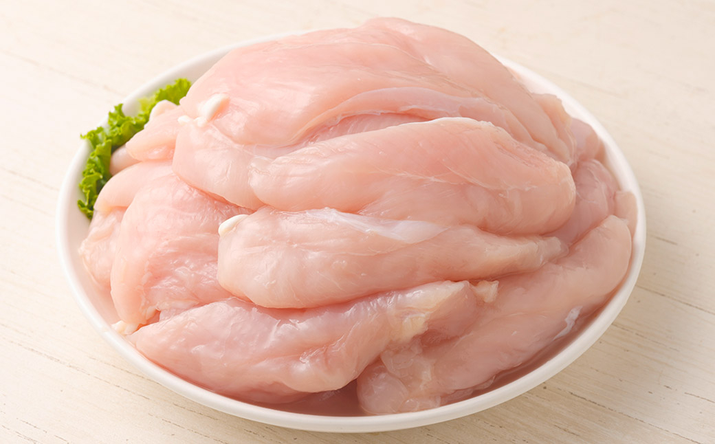 【1ヶ月毎10回定期便】 九州産 むね肉・ささみセット 計約34kg（約3.4kg?10回） 鶏肉 むね肉 ささみ