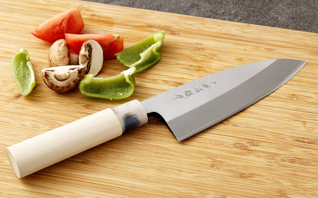 【土佐打刃物】磨出刃 包丁 16.5cm（両刃）