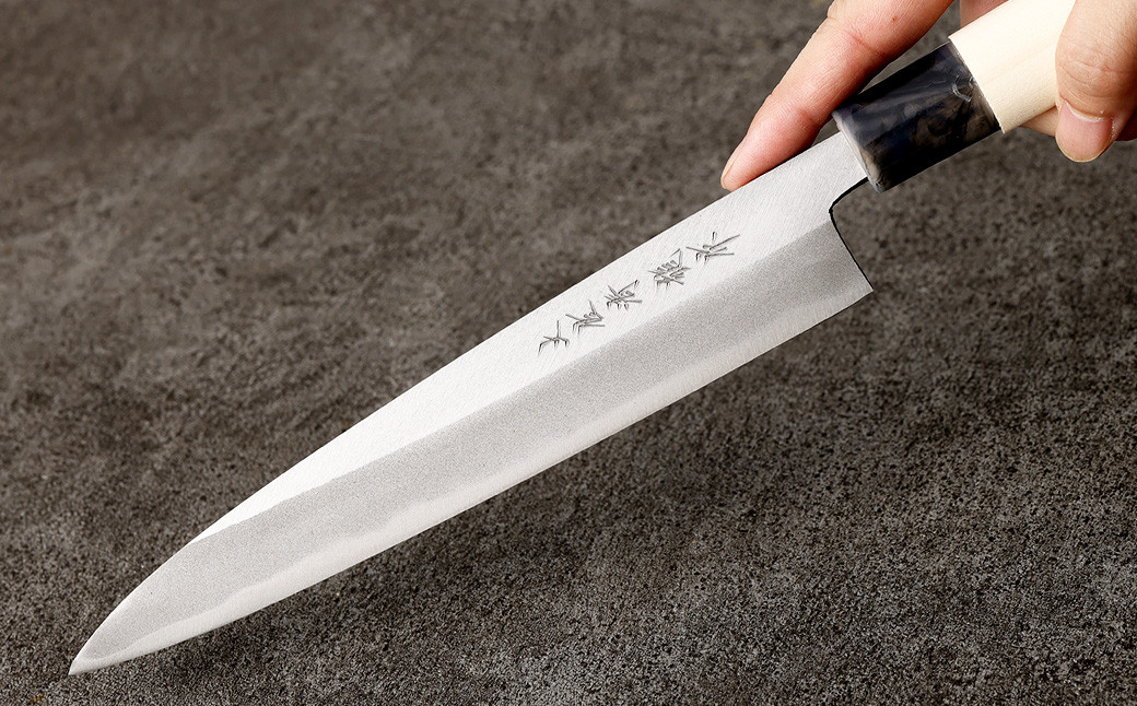 【土佐打刃物】磨柳刃 包丁 18cm（両刃）