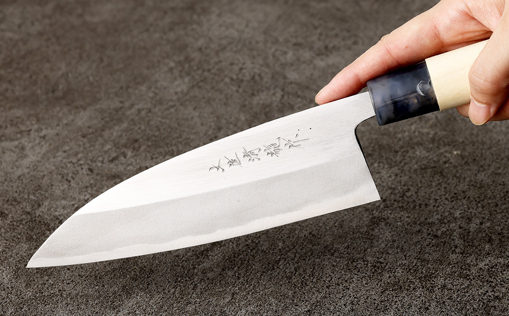 【土佐打刃物】磨出刃 包丁 16.5cm（両刃）