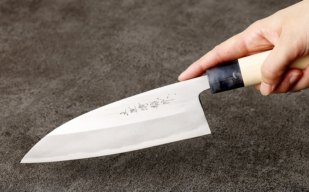 【土佐打刃物】磨舟行 万能包丁 16.5cm（両刃）