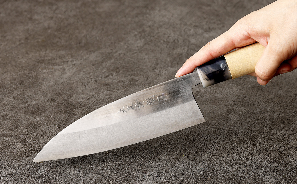 【土佐打刃物】磨万能舟行型・菜切 各16.5cm 2本セット（両刃）