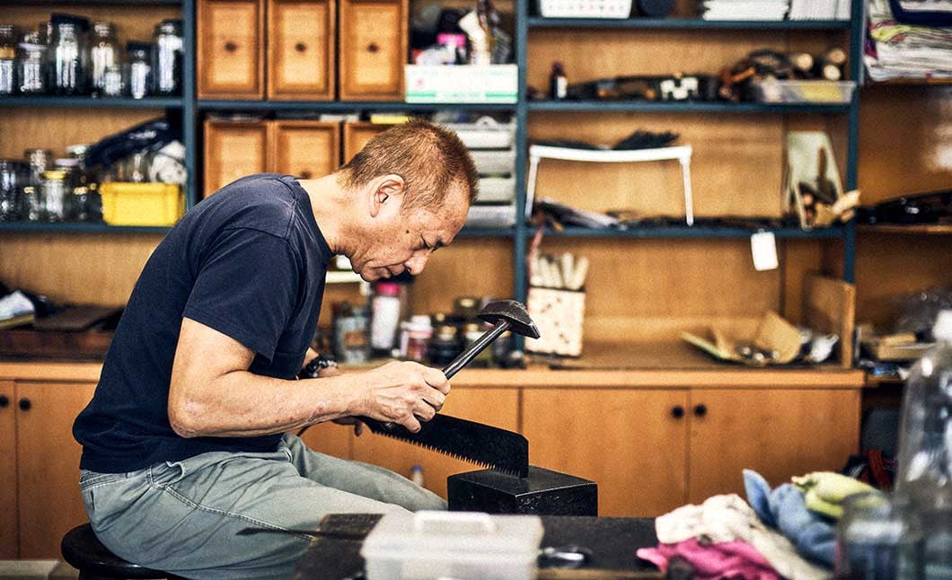 ★岡秀謹製★ 剪定鋸笹刃(24cm)