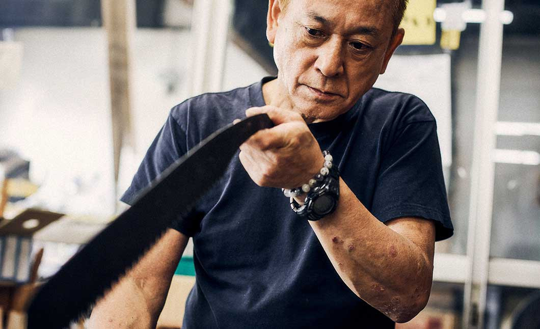 ★岡秀謹製★ 剪定鋸笹刃(24cm)