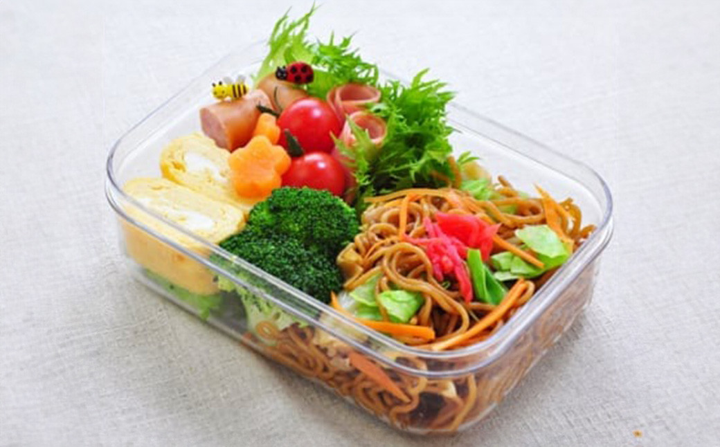 レンチン簡単調理!テレビで話題の国産具材入りもちもち麺のソース焼きそば