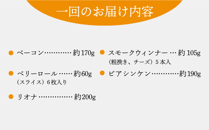ソーセージ ポーク ウインナー ウィンナー 人気 おすすめ 詰め合わせ セット 長崎 ながさき ベーコン 定期便