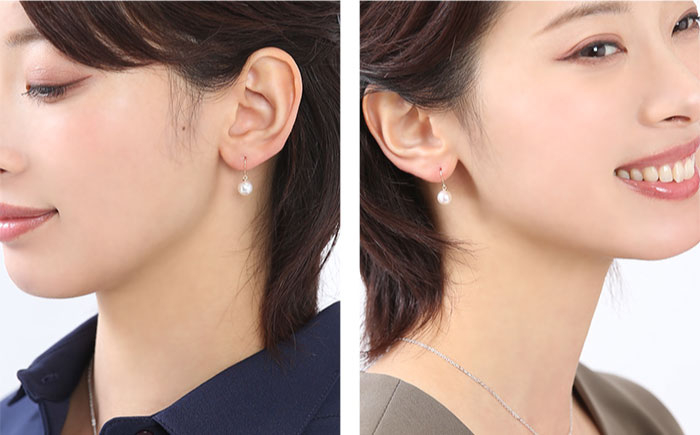 アコヤ真珠 あこや アコヤ パール 真珠 本真珠 ホワイト ピアス アクセサリー フォーマル