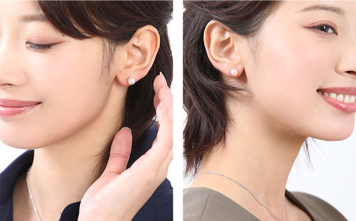 アコヤ真珠 あこや アコヤ パール 真珠 本真珠 ホワイト ピアス アクセサリー フォーマル