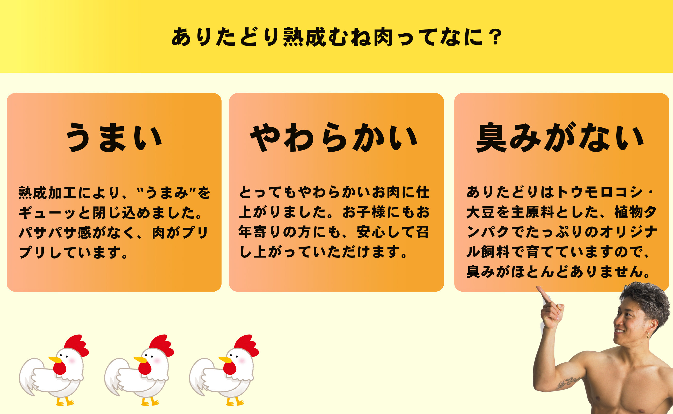 熟成加工で「うまみ」がギューッと濃縮！