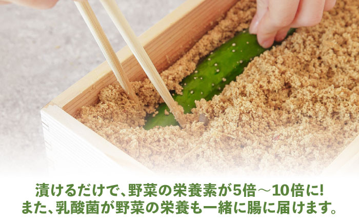 ぬか床スターターセット。ぬか漬け 糠漬け スギドコ