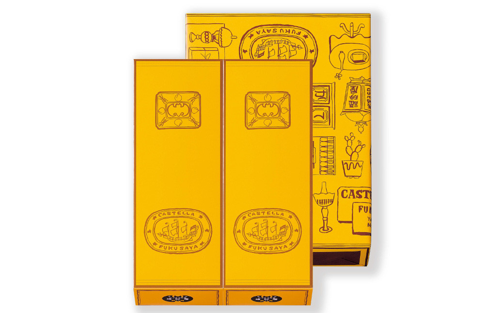 【全12回定期便】 カステラ 小切れ 1号2本入 ( カステラ2号 ) 福砂屋