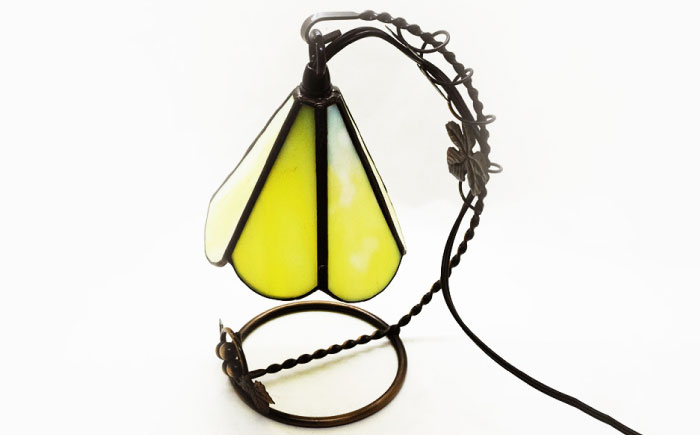 ランプ ガラス インテリア 照明 ヴァインランプ 赤 ステンドグラス 長崎