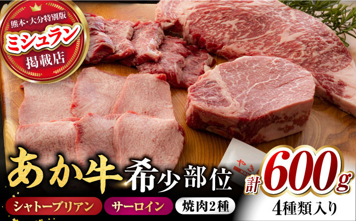 サーロインステーキ ハラミ タン シャトーブリアン 焼き肉 高級 希少 牛肉 冷凍 あかうし 熊本 和牛 国産 赤身