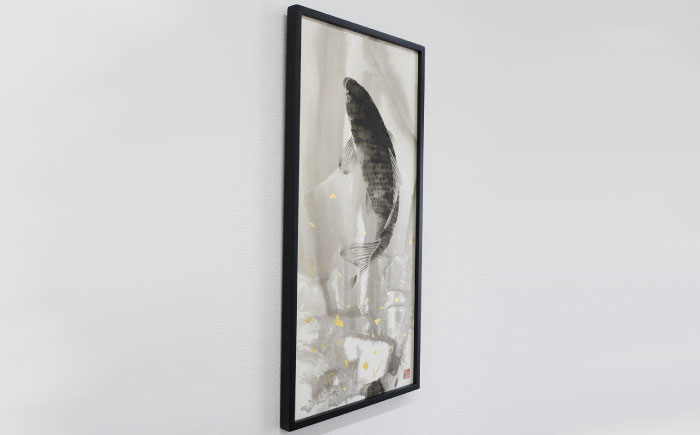 インテリア 絵画 絵 肉筆画 手描き 手書き 職人 一点物 日本画 和風