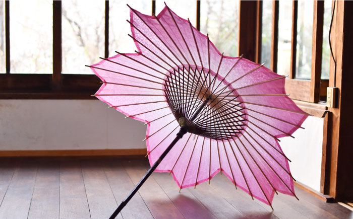 かさ 和傘 40本骨 美濃和紙 手作り さくら ピンク 和風 かわいい おしゃれ