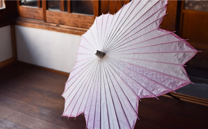 かさ 和傘 40本骨 美濃和紙 手作り さくら ピンク 和風 かわいい おしゃれ