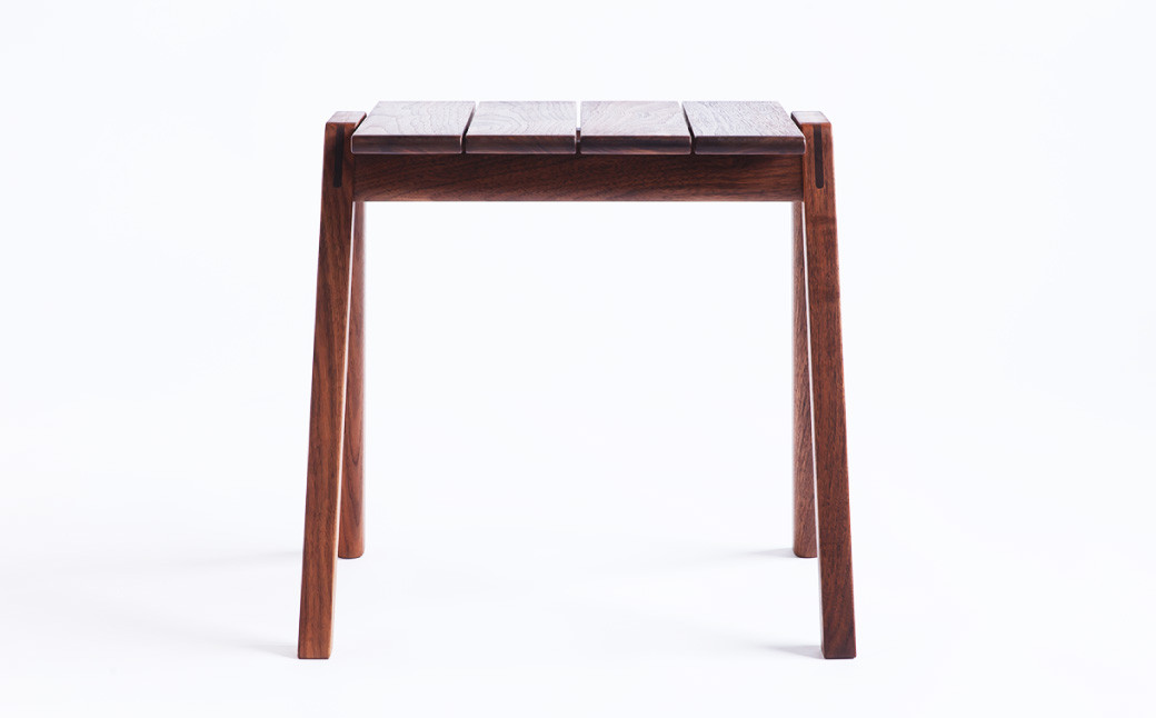【グッドデザイン2019受賞】MINAZUKI STOOL ( スタッキングスツール ) ウォルナット 1脚
