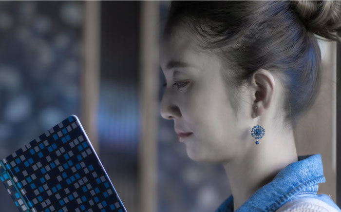 アクセサリー ピアス 耳飾り 両耳用 手作り 美濃和紙 かわいい おしゃれ